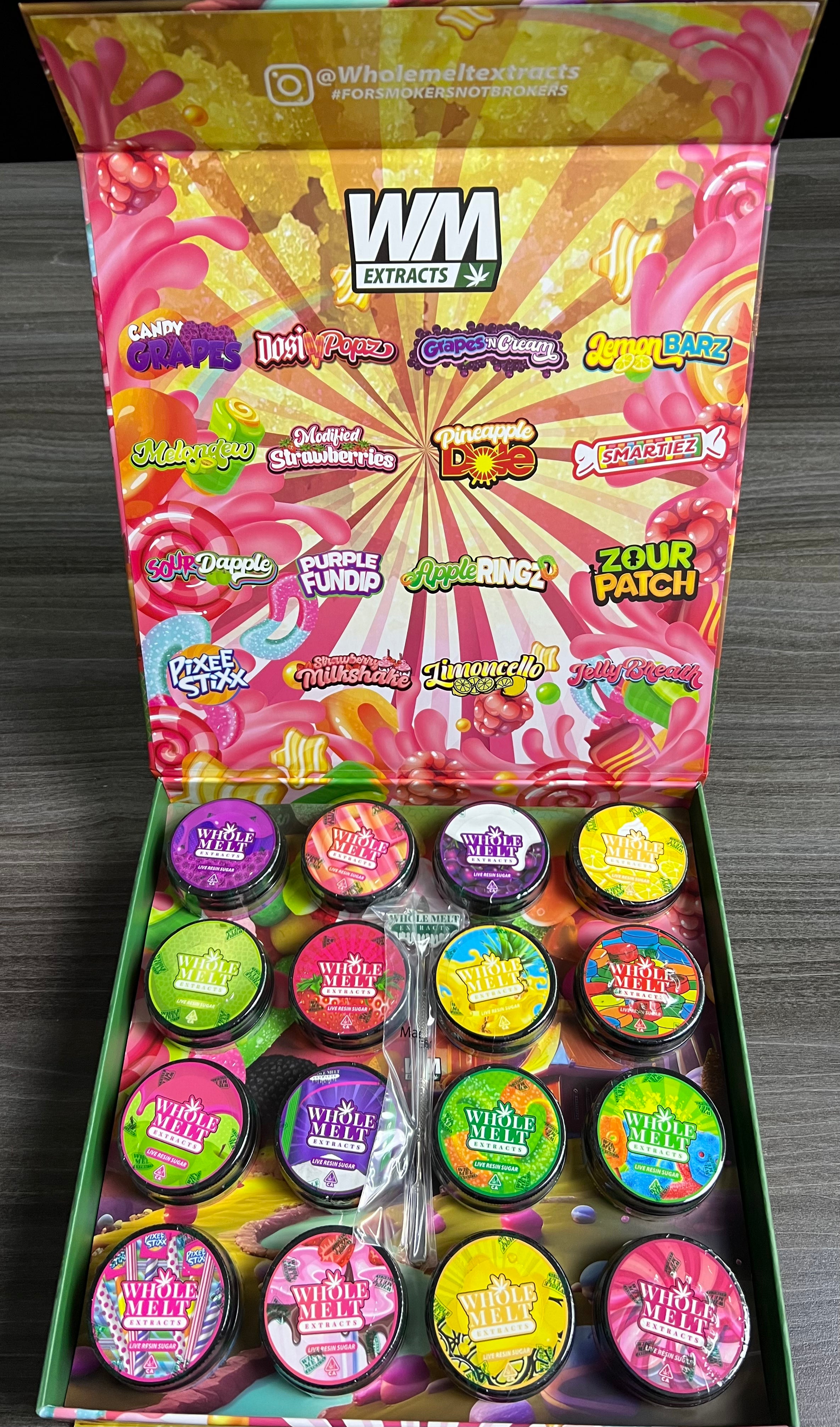 WHOLE MELTS LIVE RESIN SUGARS (CANDY EDITION) [850]