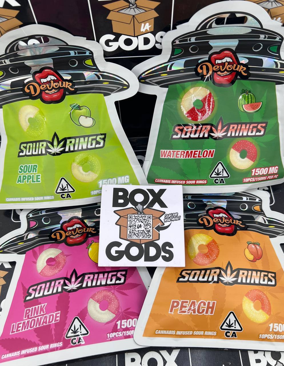 DEVOUR 1500MG GUMMIES [$9 / $8 for 250+ / $7 for 500+]