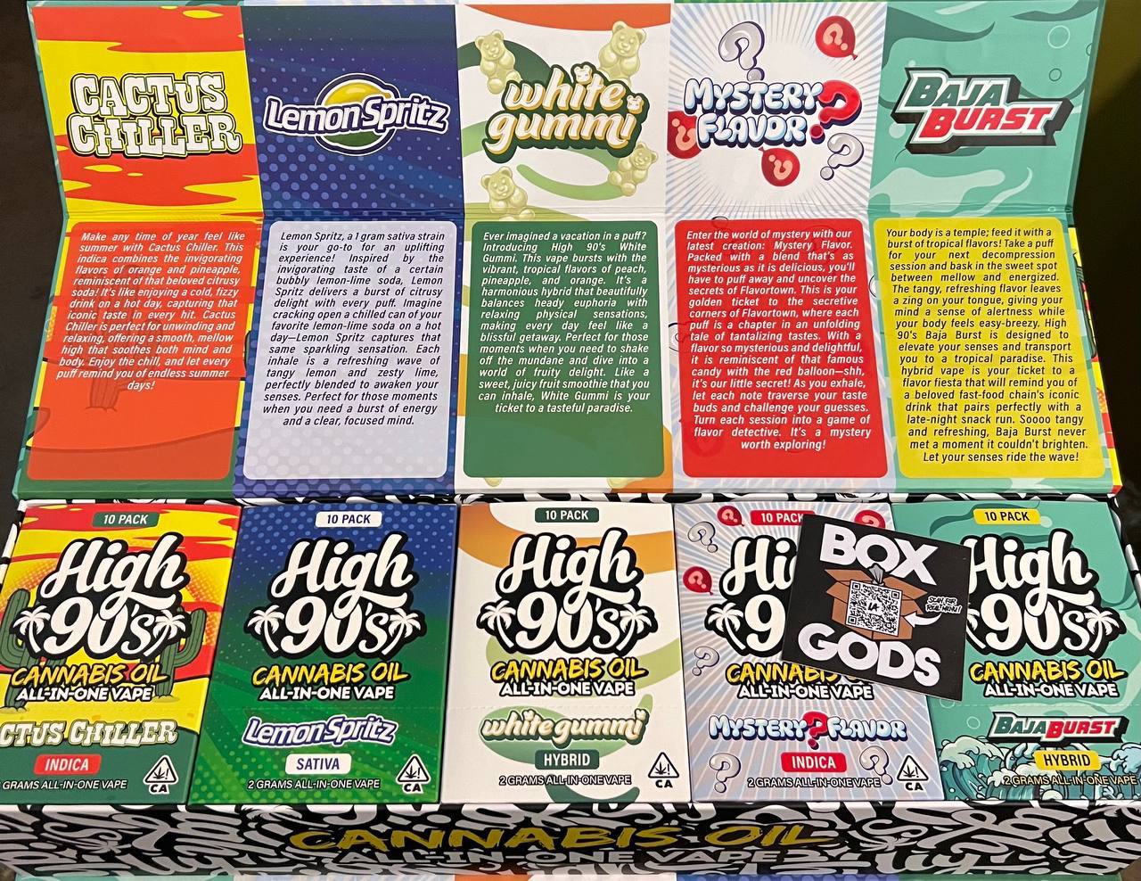 HIGH 90's 2G DISPOSABLES [12]